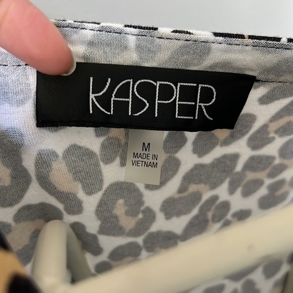 Kasper leopard top - Picture 2 of 4
